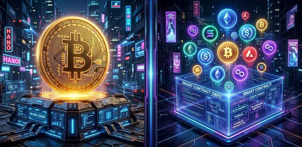 Coin và token khác nhau thế nào